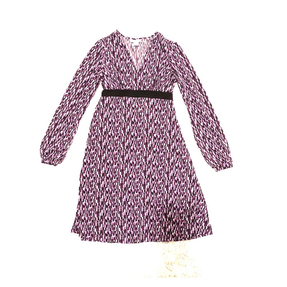 EUC Motherhood Maternity Purple Dress size Small